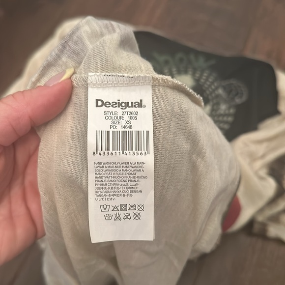 Desigual cowl-neck top. XS - Picture 8 of 8